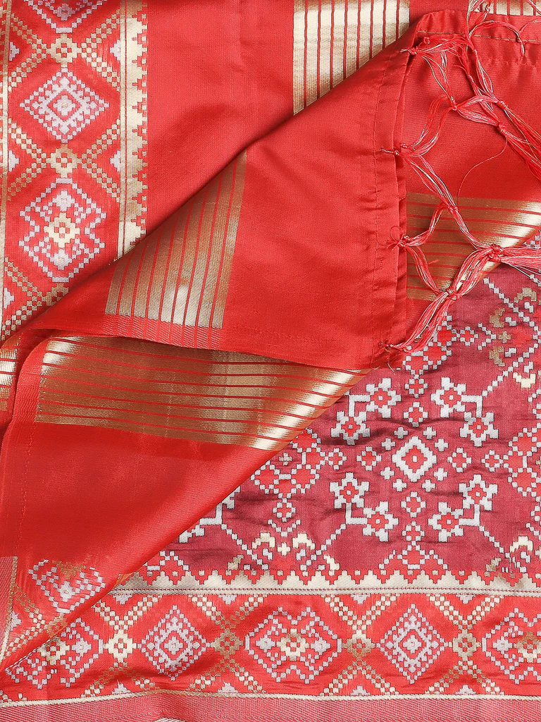 Ethnic Collection Banarasi Patola Silk Dupatta - Image 5