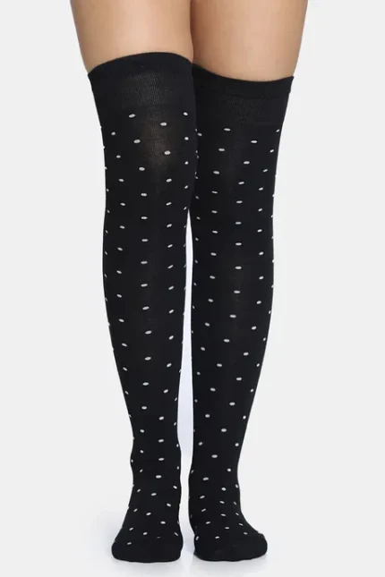 Cotton Elastane Full Length Socks