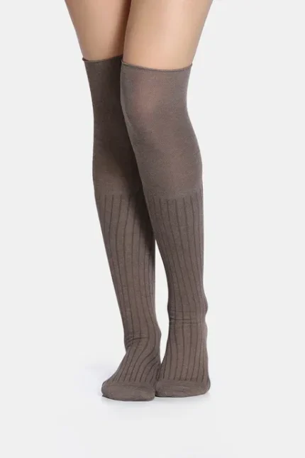 Cotton Elastane Full Length Socks