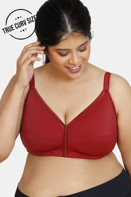 Zivame True Curv Cotton Laminated Non Wired Full Coverage Minimiser Bra