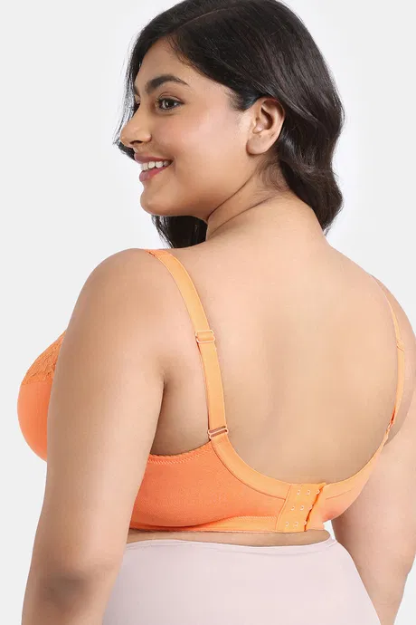 True Curv Single Layered Non Wired 3/4th Coverage Super Support Bra - Image 3